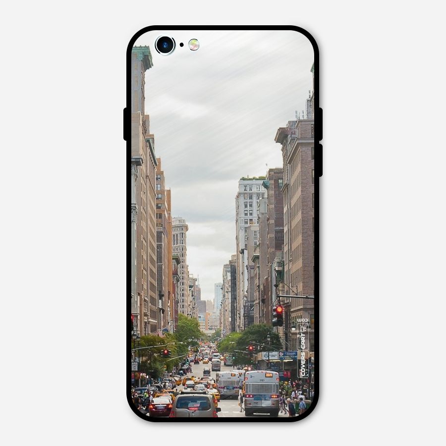 City Street View Metal Back Case for iPhone 6 6s