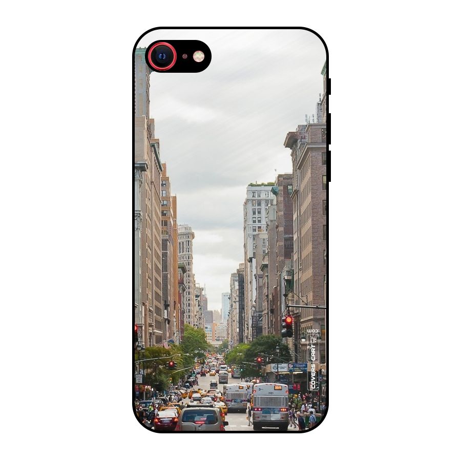 City Street View Metal Back Case for iPhone 7