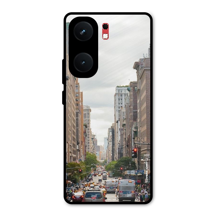 City Street View Metal Back Case for iQOO Neo 9 Pro