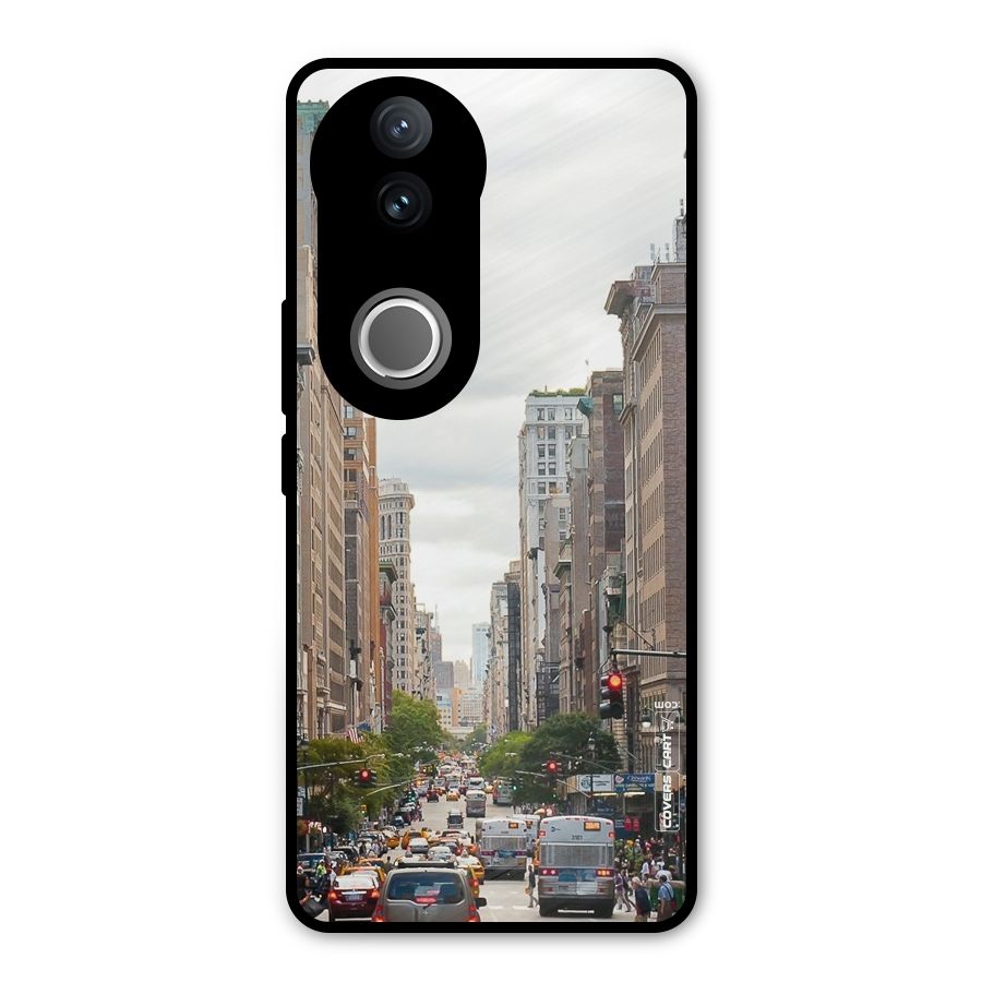 City Street View Metal Back Case for iQOO Z10R