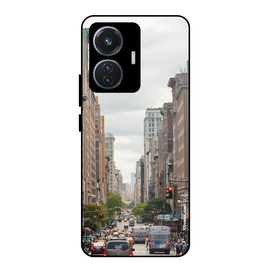 City Street View Metal Back Case for iQOO Z6 44W