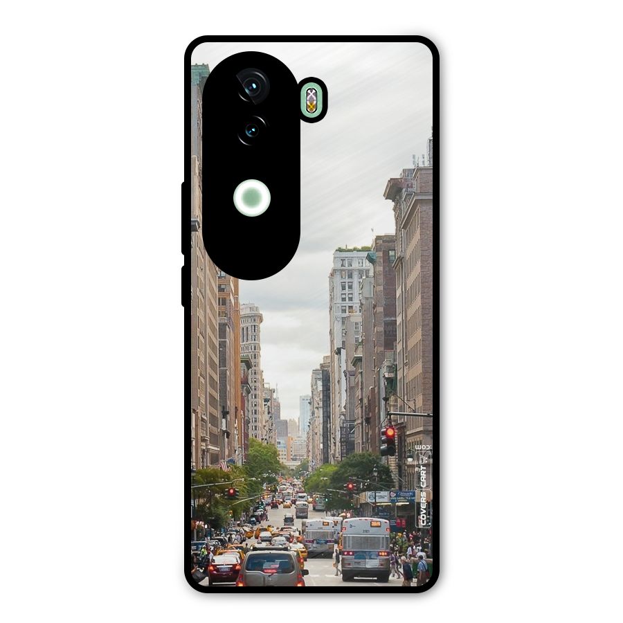 City Street View Metal Back Case for iQOO Z9s
