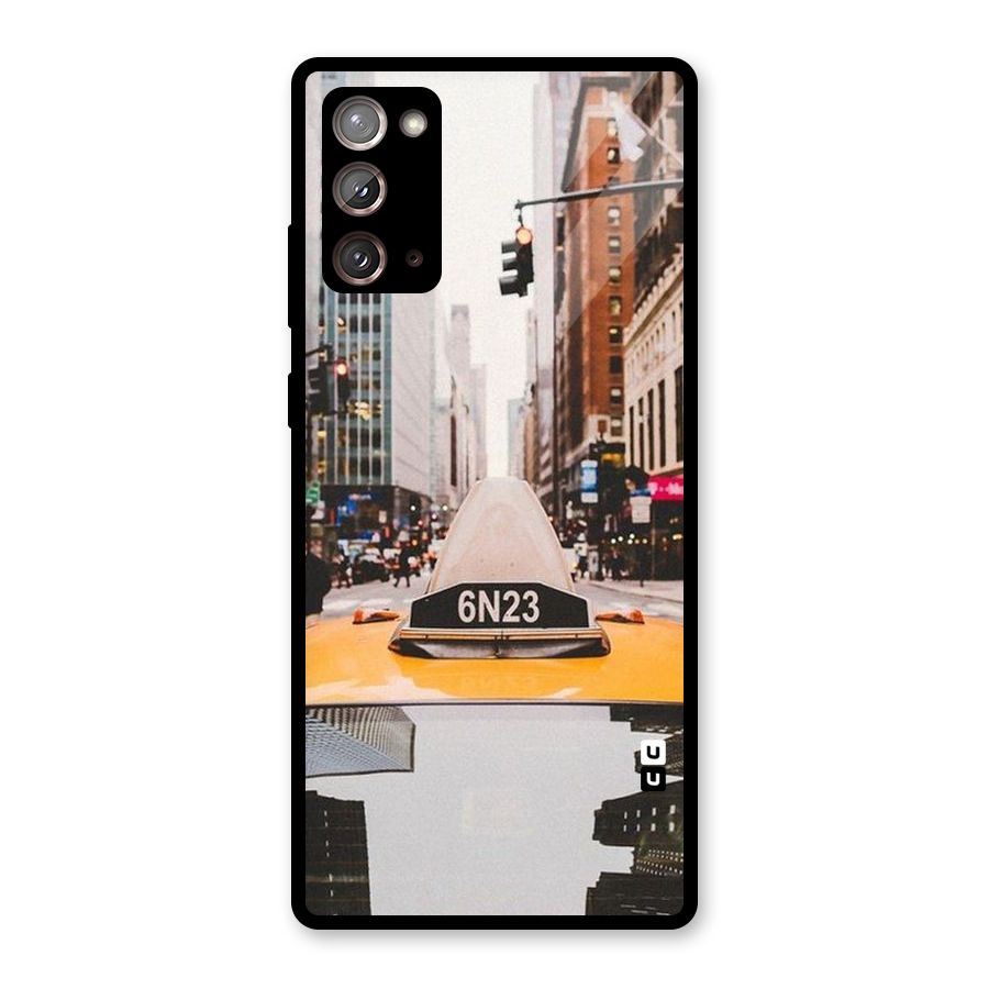 City Taxi Glass Back Case for Galaxy Note 20