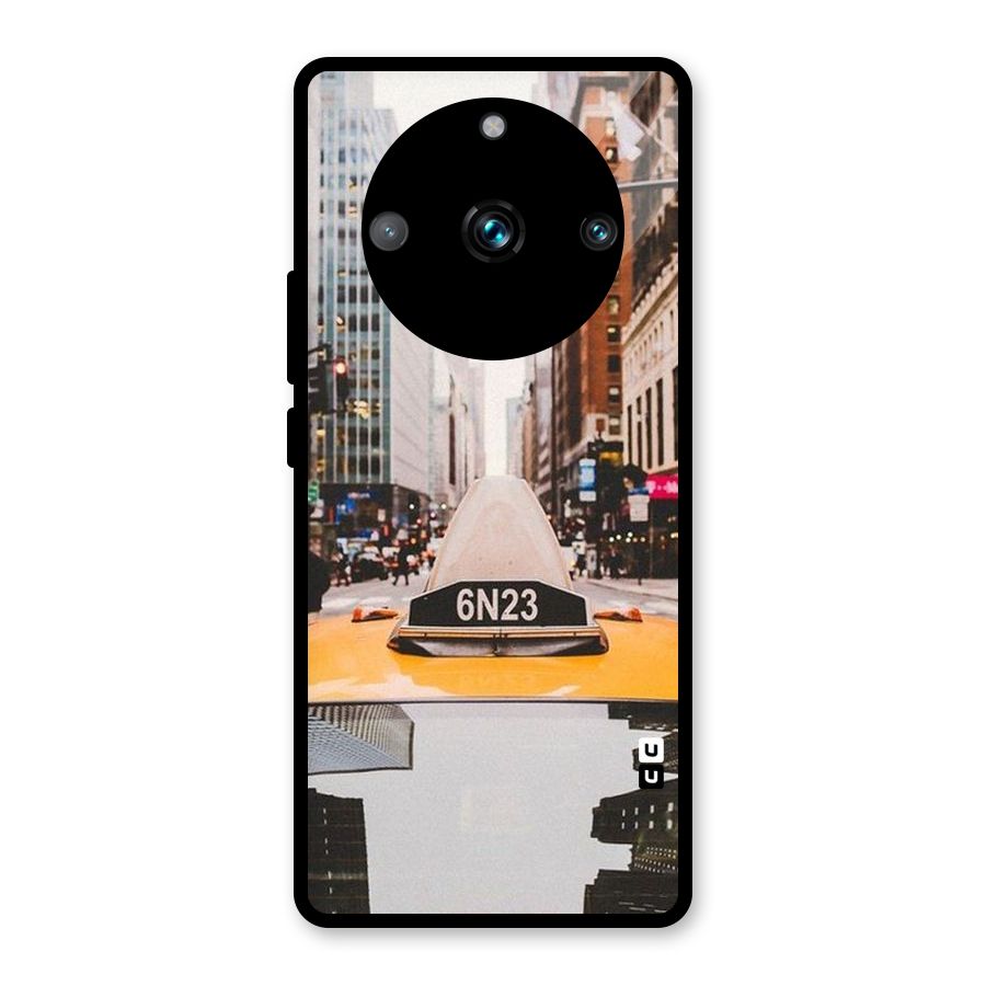 City Taxi Glass Back Case for Realme Narzo 60 Pro