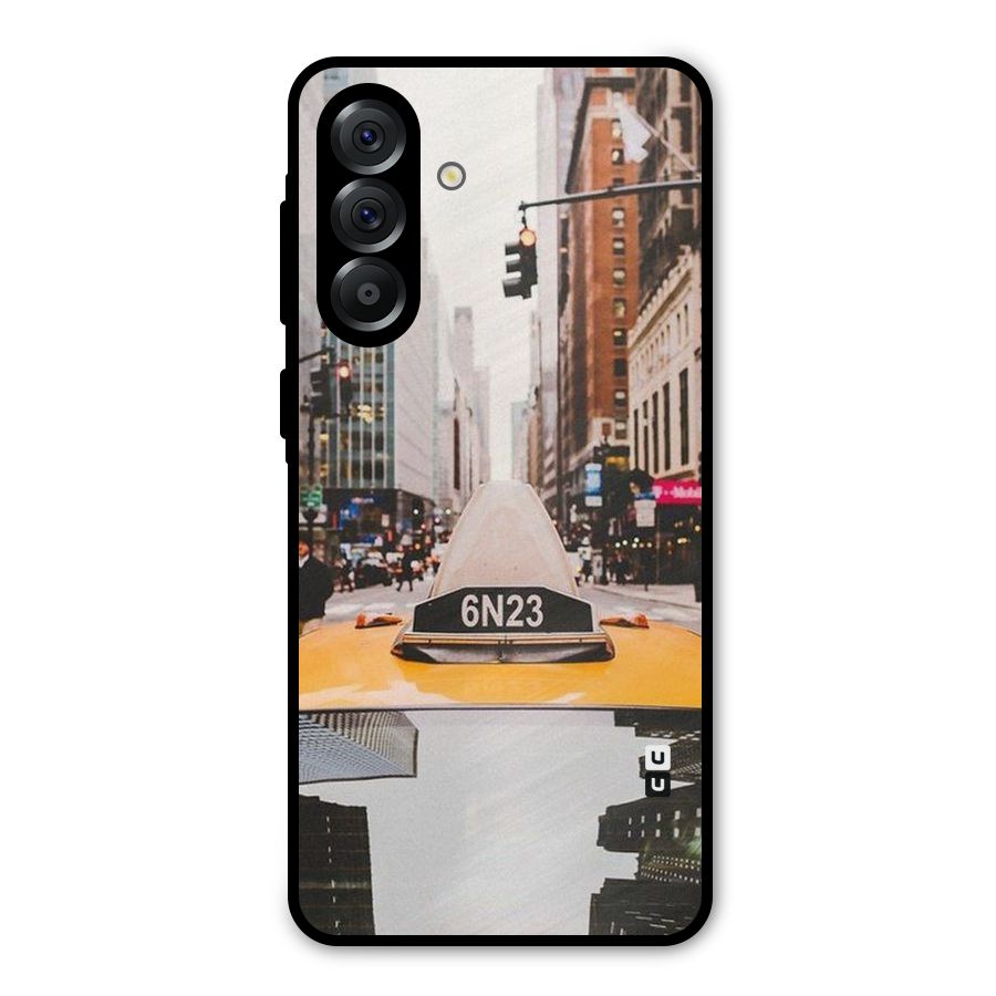 City Taxi Metal Back Case for Galaxy A36