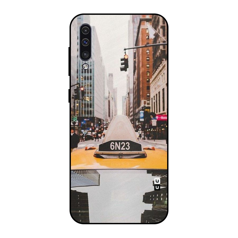 City Taxi Metal Back Case for Galaxy A50