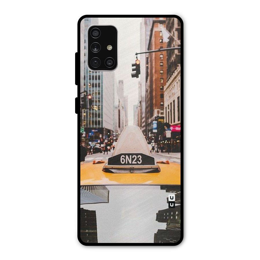 City Taxi Metal Back Case for Galaxy A71