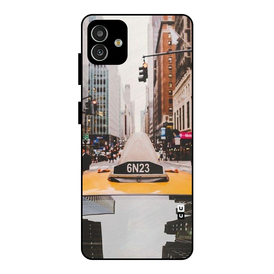 City Taxi Metal Back Case for Galaxy M13 5G