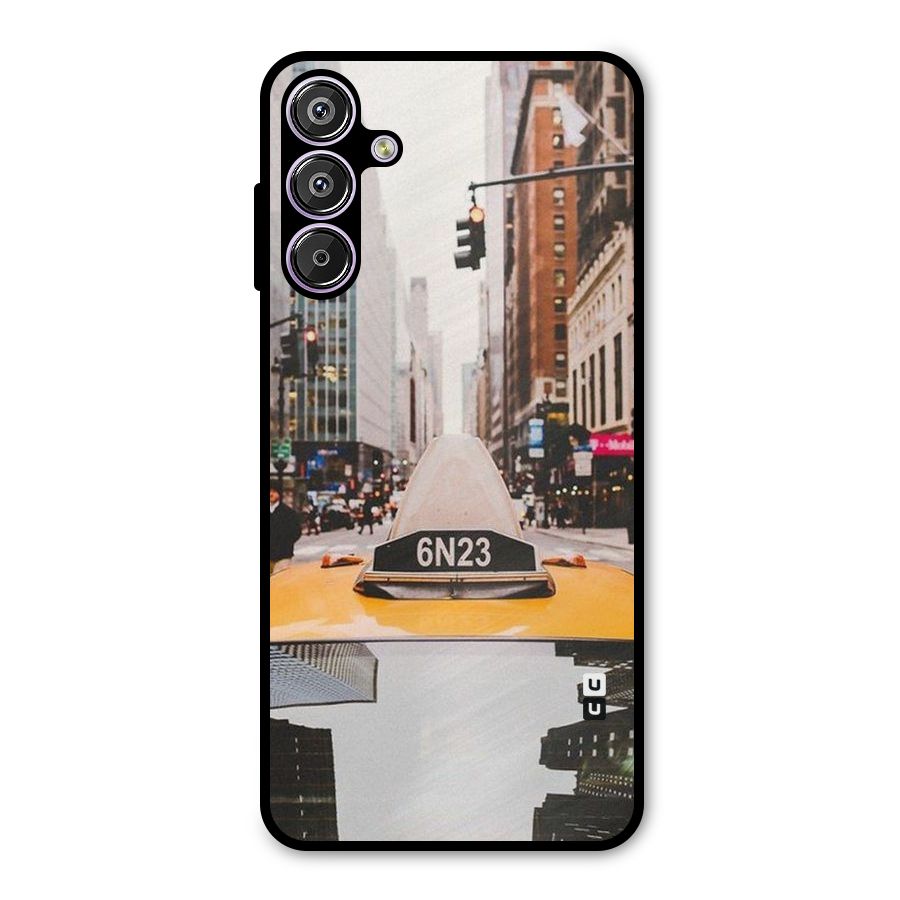 City Taxi Metal Back Case for Galaxy M15