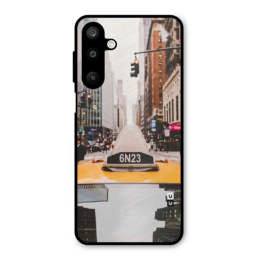 City Taxi Metal Back Case for Galaxy M16