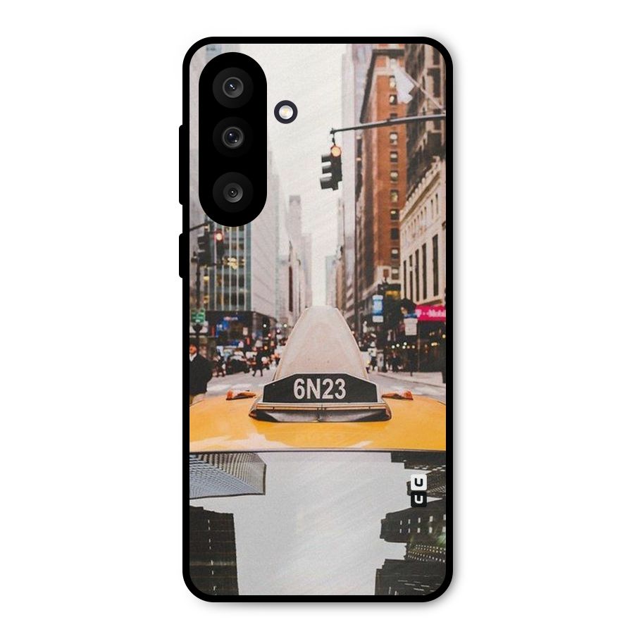 City Taxi Metal Back Case for Galaxy M56