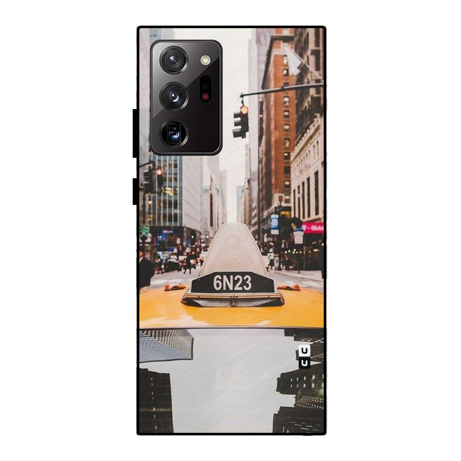 City Taxi Metal Back Case for Galaxy Note 20 Ultra