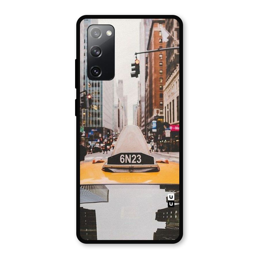 City Taxi Metal Back Case for Galaxy S20 FE 5G