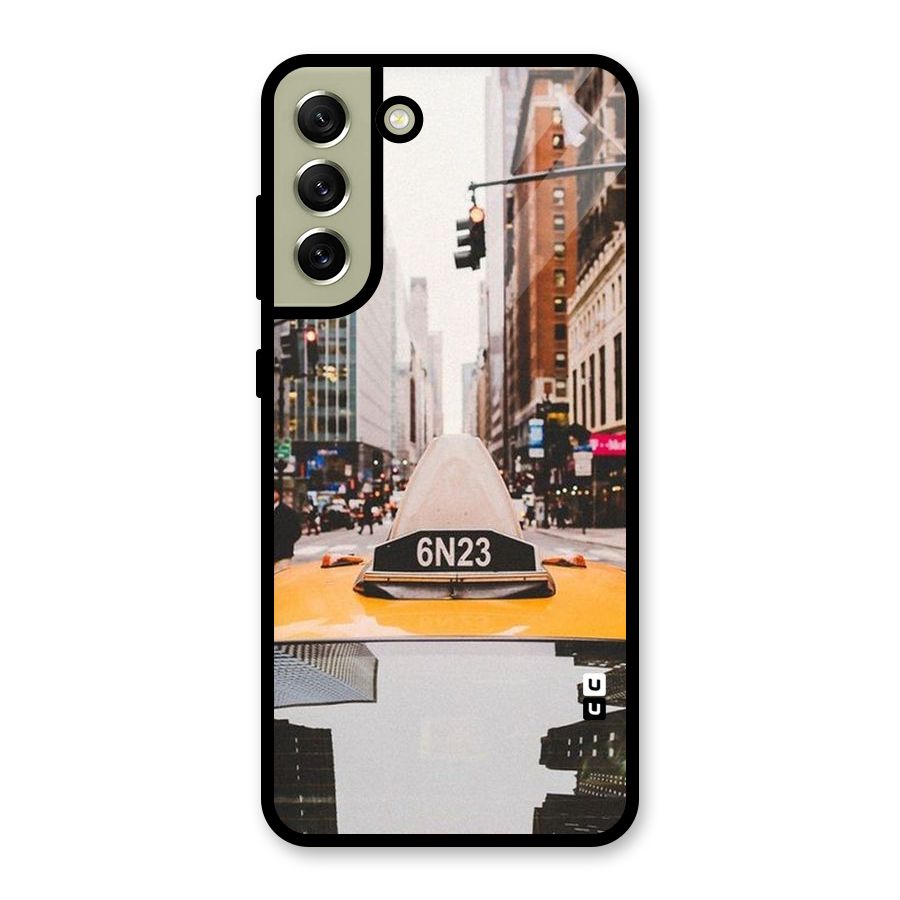 City Taxi Metal Back Case for Galaxy S21 FE 5G (2023)