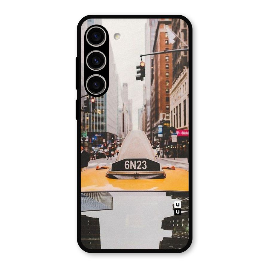 City Taxi Metal Back Case for Galaxy S23 Plus
