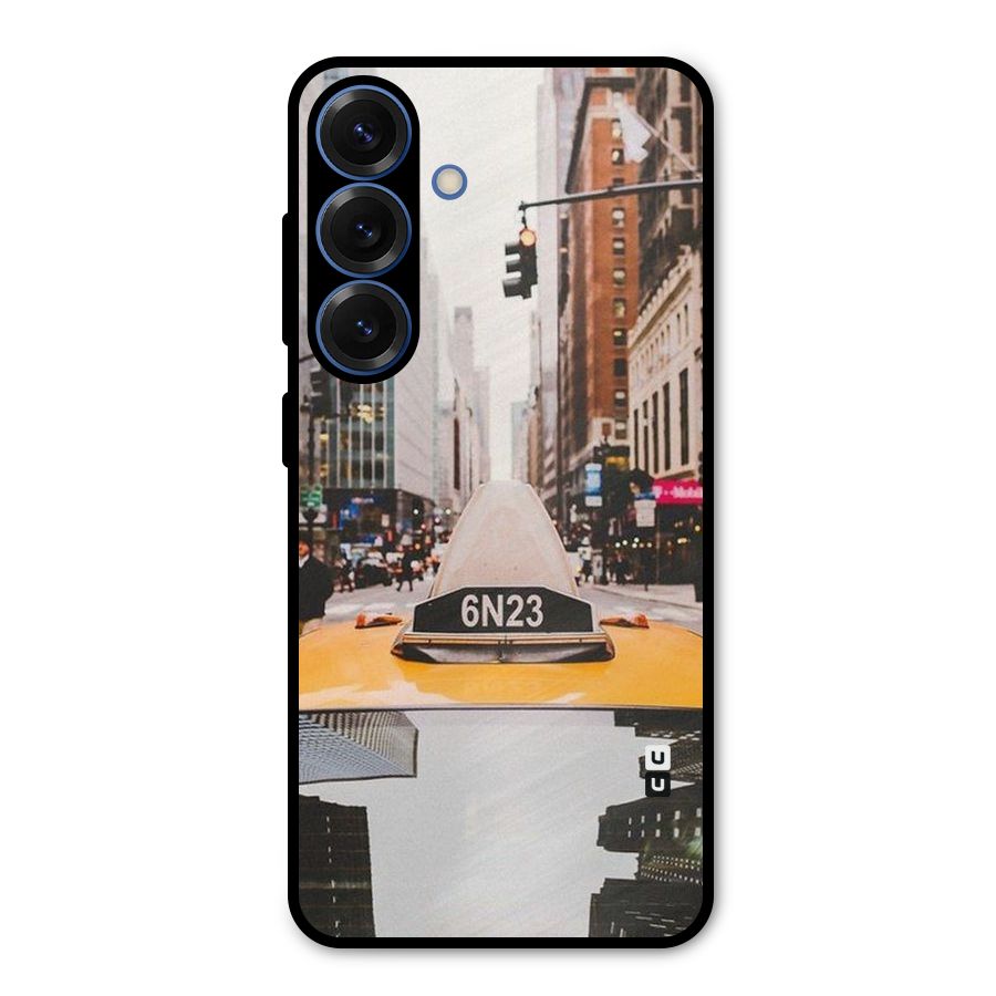 City Taxi Metal Back Case for Galaxy S25