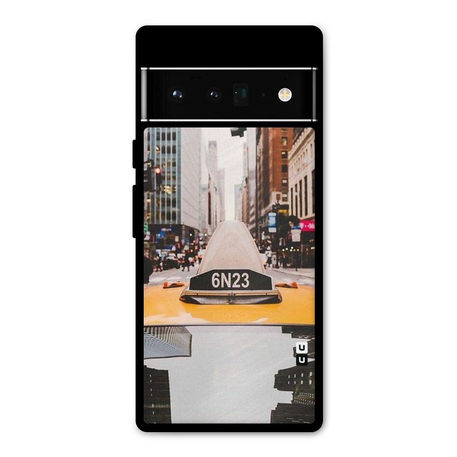 City Taxi Metal Back Case for Google Pixel 6 Pro