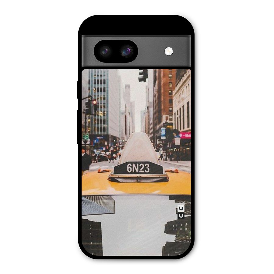 City Taxi Metal Back Case for Google Pixel 8a