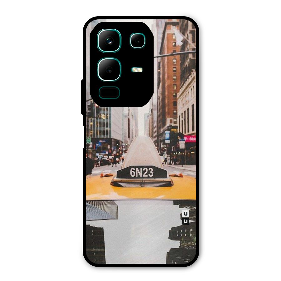 City Taxi Metal Back Case for Infinix Note 50x