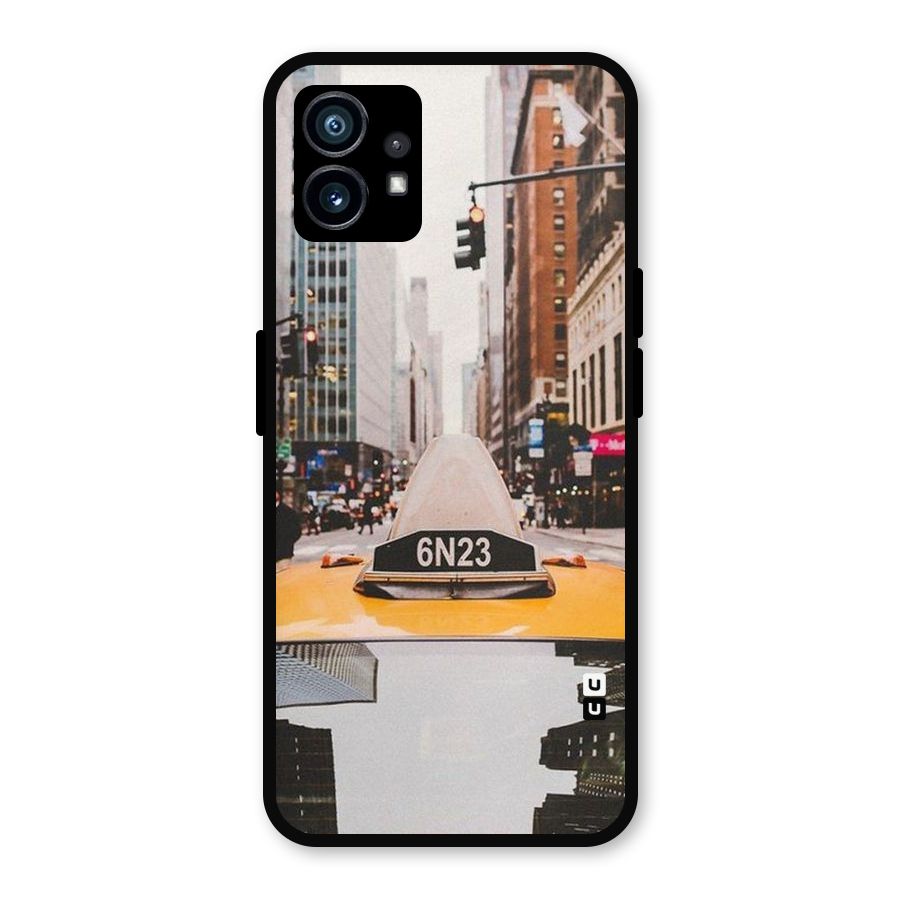 City Taxi Metal Back Case for Nothing Phone 1