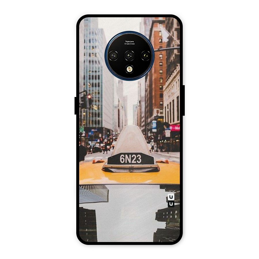 City Taxi Metal Back Case for OnePlus 7T