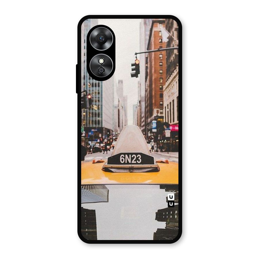 City Taxi Metal Back Case for Oppo A17