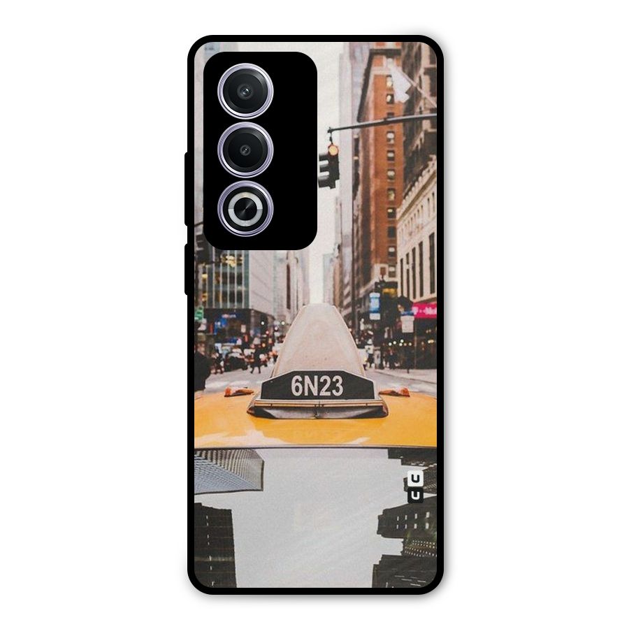 City Taxi Metal Back Case for Oppo A3 Pro