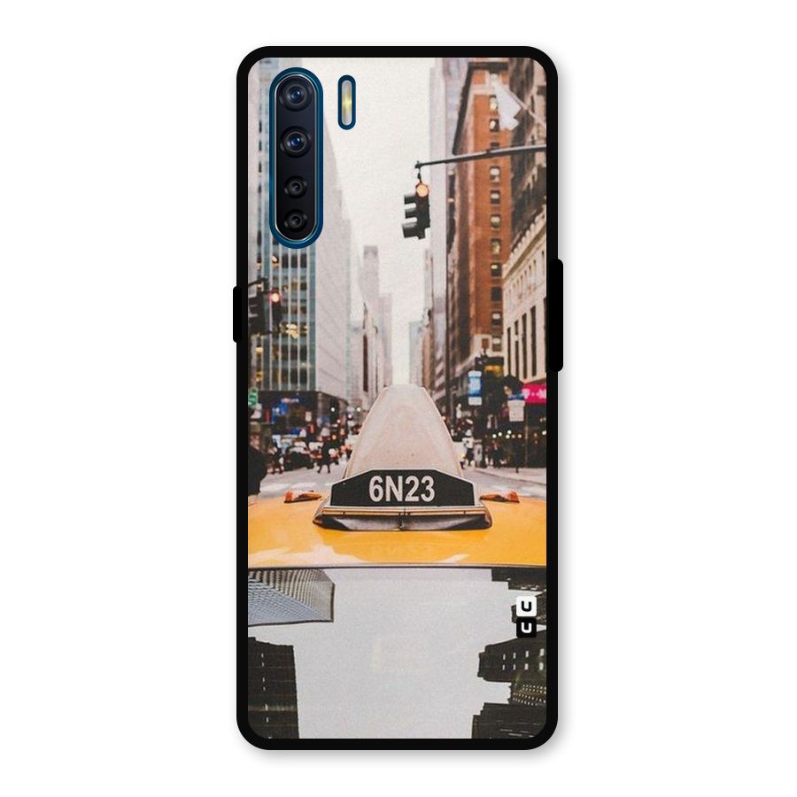 City Taxi Metal Back Case for Oppo F15