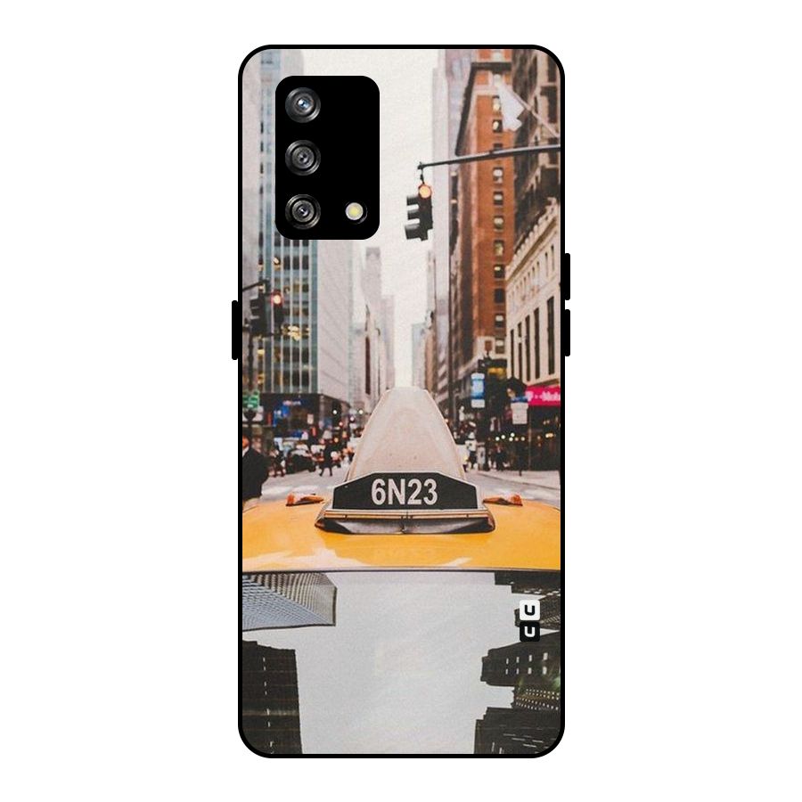 City Taxi Metal Back Case for Oppo F19