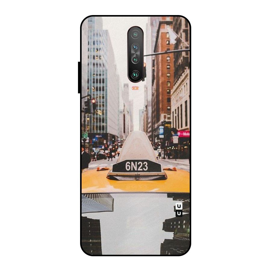 City Taxi Metal Back Case for Poco X2