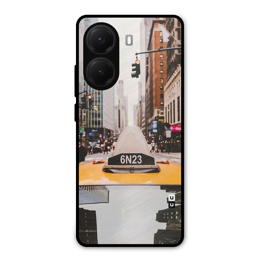 City Taxi Metal Back Case for Poco X7 Pro