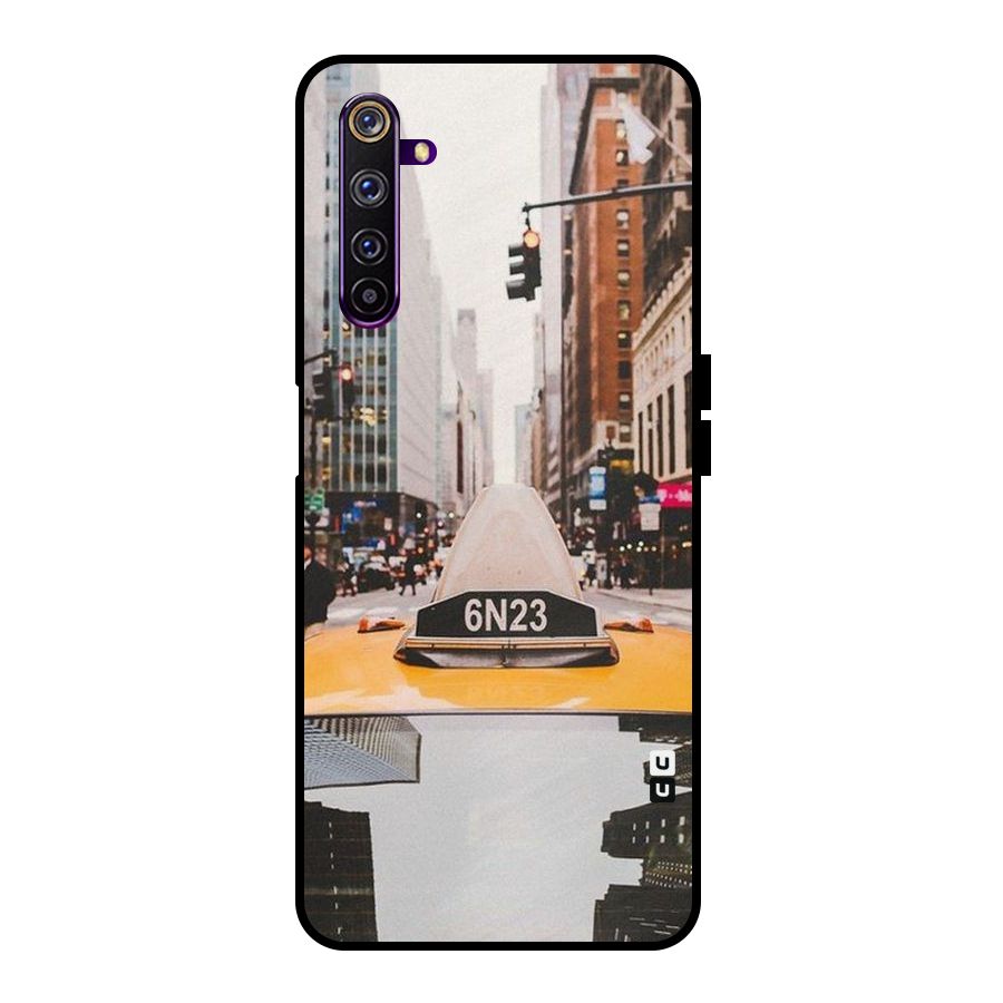 City Taxi Metal Back Case for Realme 6 Pro