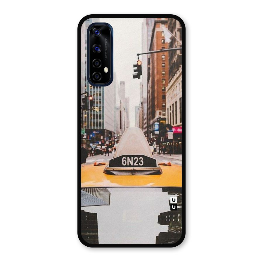 City Taxi Metal Back Case for Realme 7