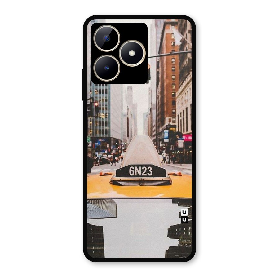 City Taxi Metal Back Case for Realme C53