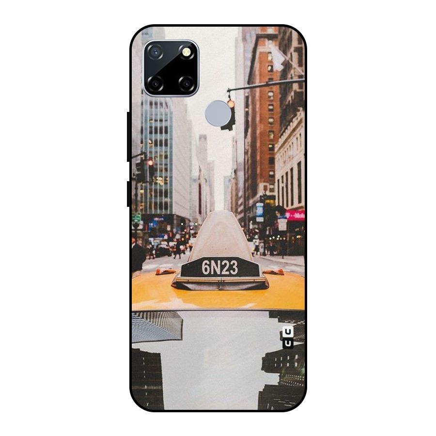 City Taxi Metal Back Case for Realme Narzo 20
