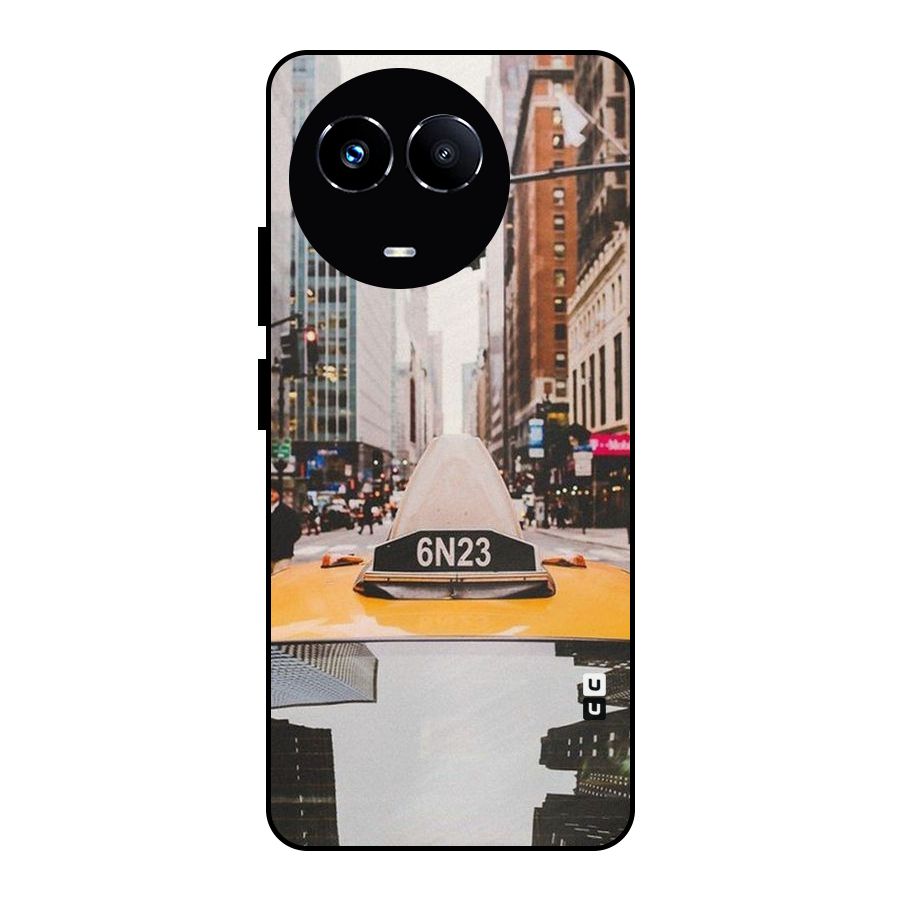City Taxi Metal Back Case for Realme Narzo 60X