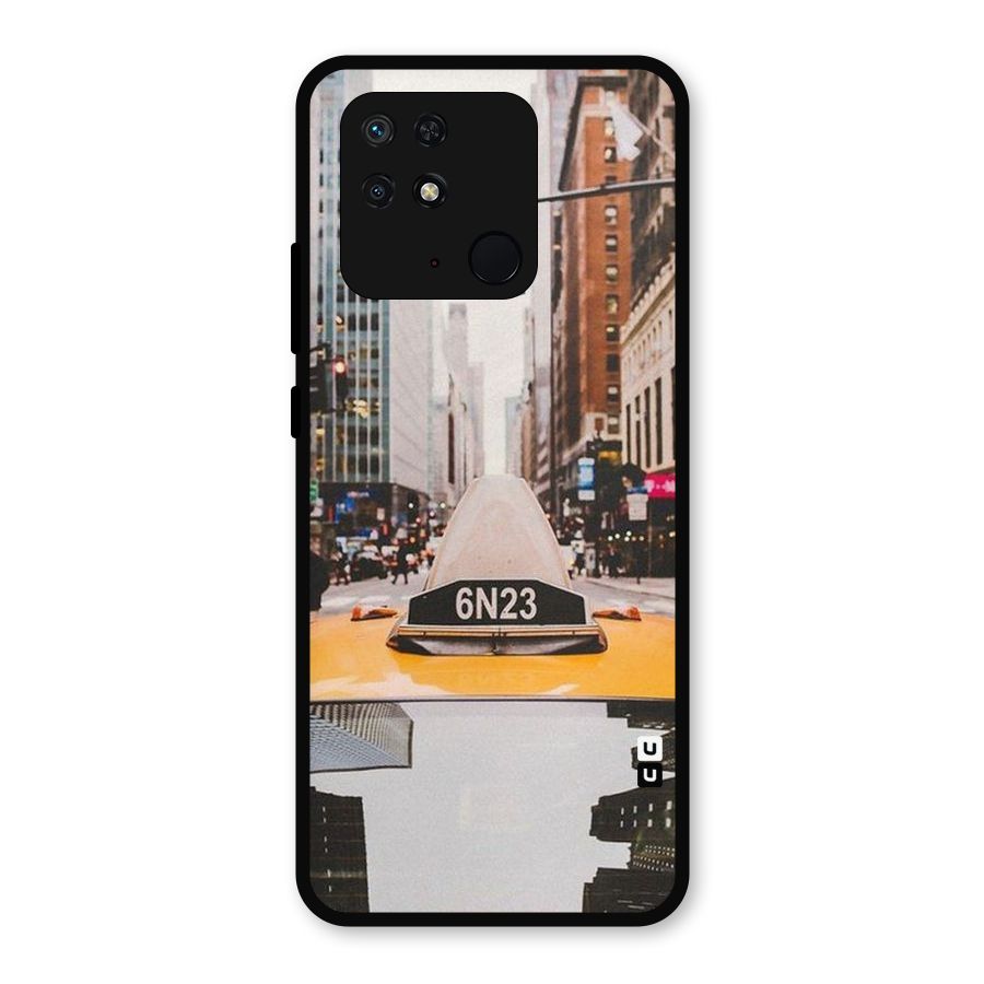 City Taxi Metal Back Case for Redmi 10