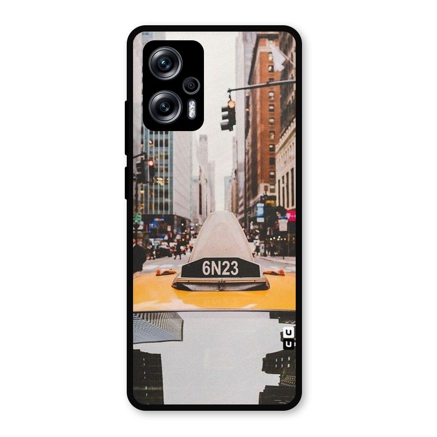 City Taxi Metal Back Case for Redmi K50i
