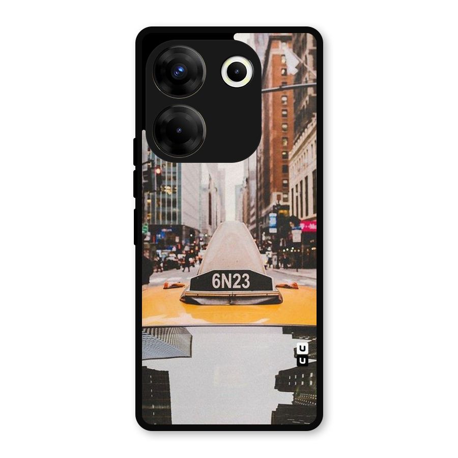 City Taxi Metal Back Case for Tecno Camon 20