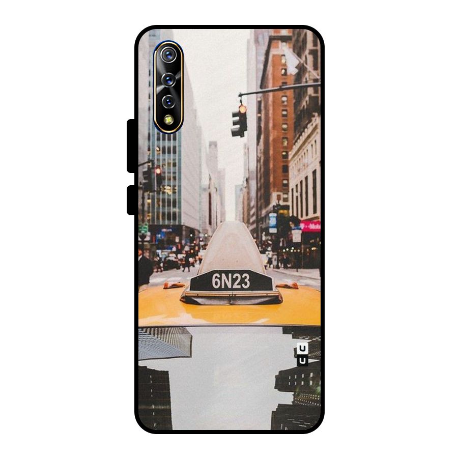 City Taxi Metal Back Case for Vivo S1
