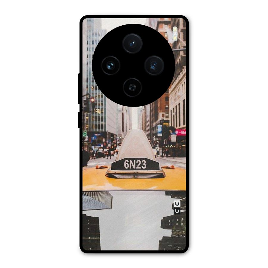 City Taxi Metal Back Case for Vivo X100