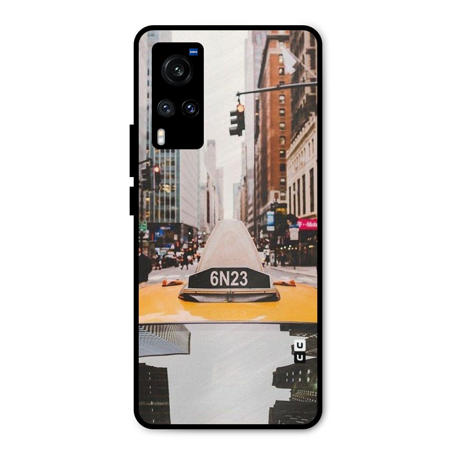 City Taxi Metal Back Case for Vivo X60