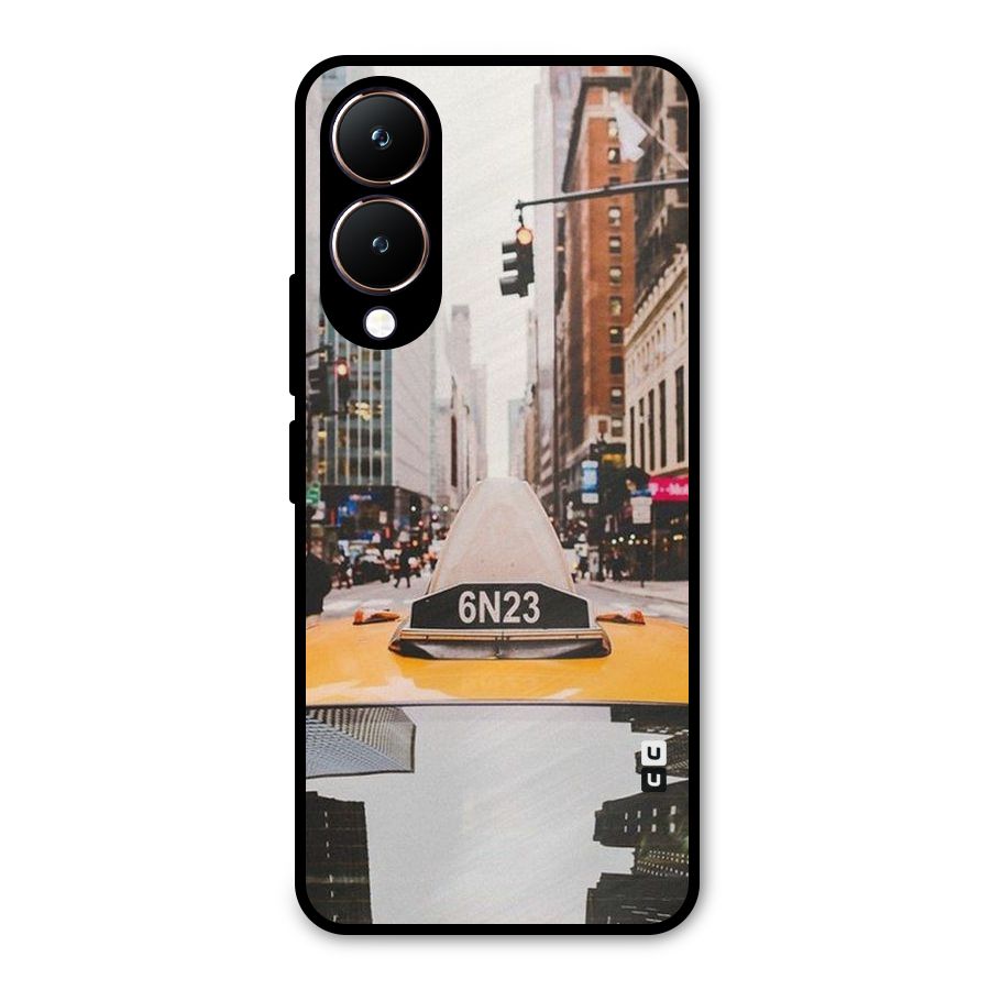 City Taxi Metal Back Case for Vivo Y28