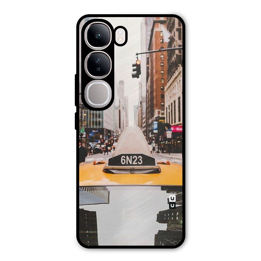 City Taxi Metal Back Case for Vivo Y300