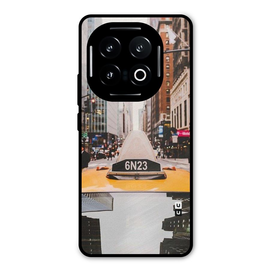 City Taxi Metal Back Case for iQOO 13