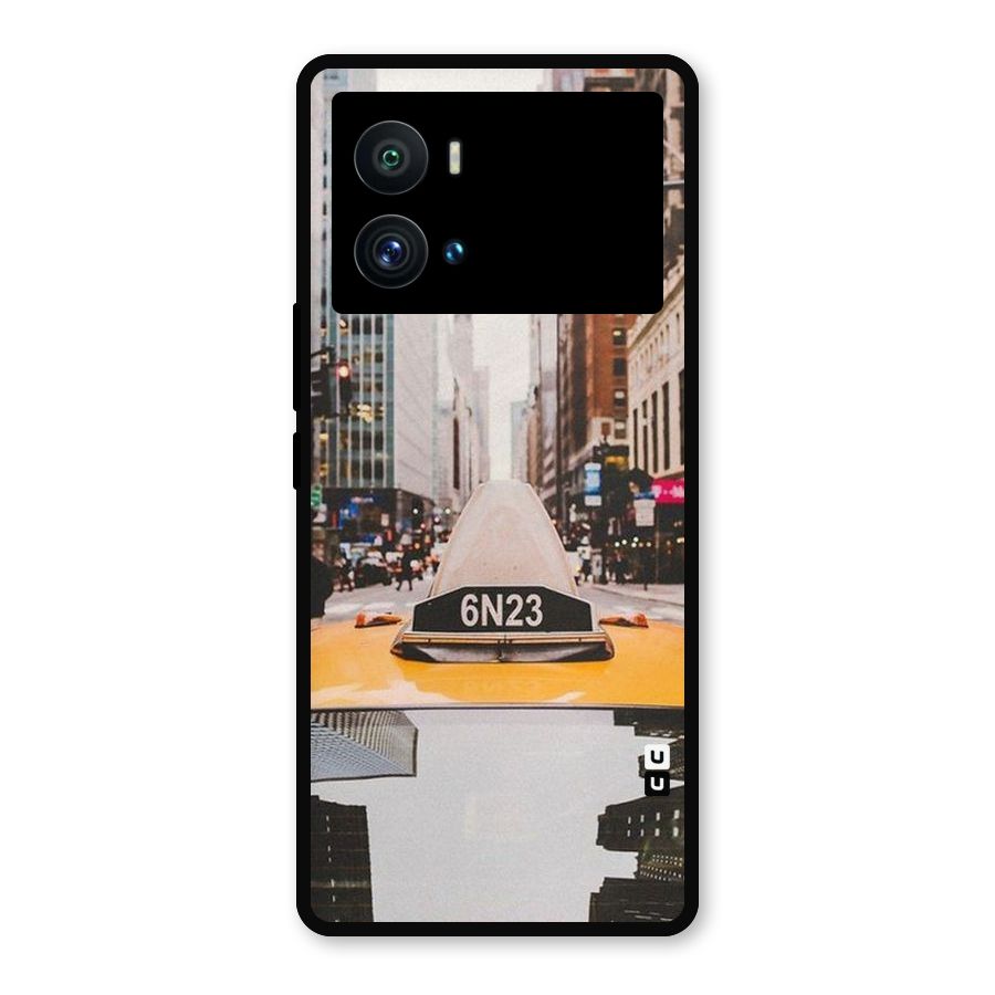 City Taxi Metal Back Case for iQOO 9 Pro