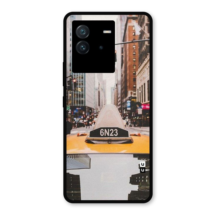 City Taxi Metal Back Case for iQOO Neo 6 5G