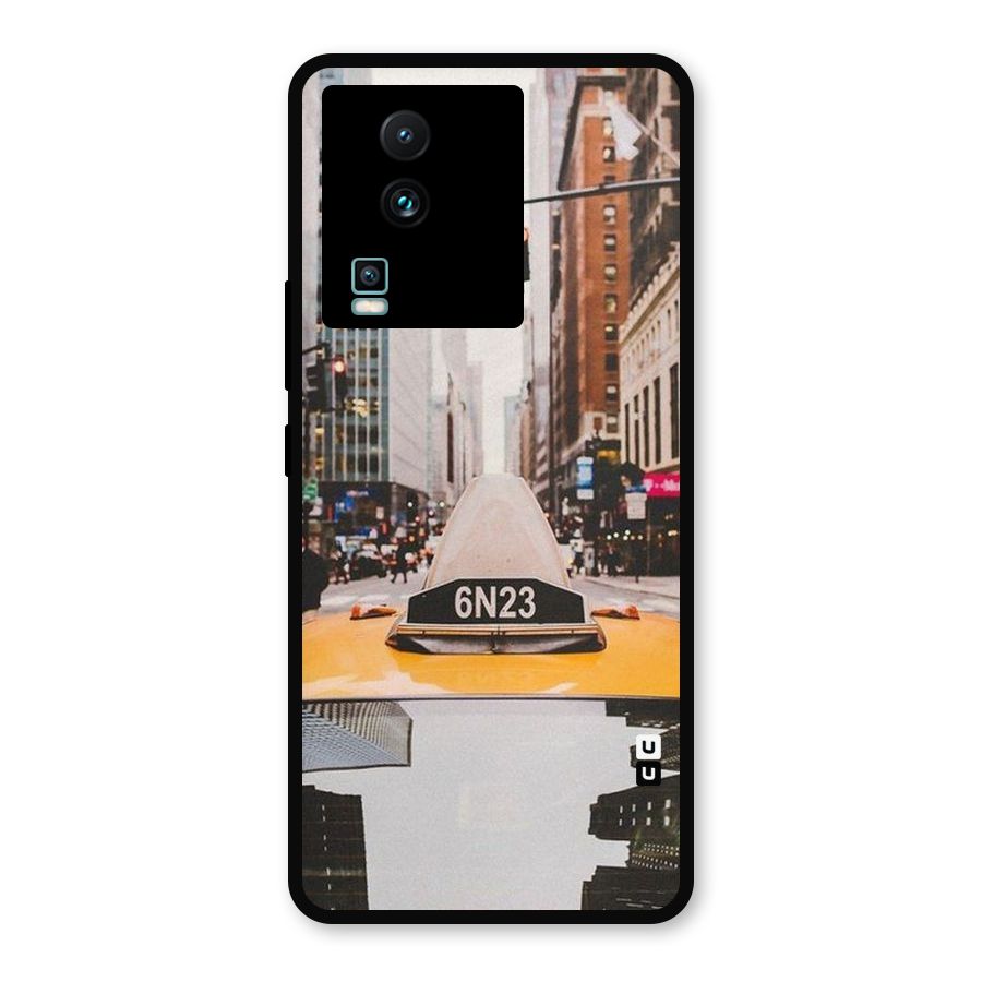 City Taxi Metal Back Case for iQOO Neo 7