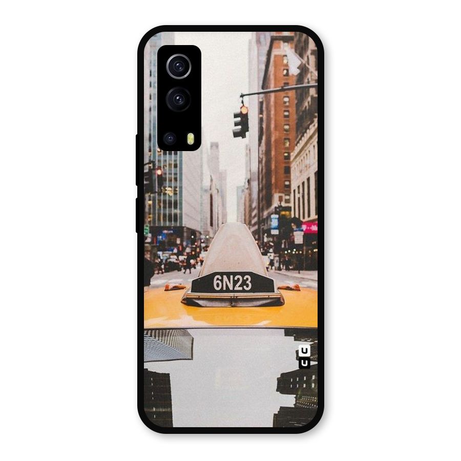 City Taxi Metal Back Case for iQOO Z3
