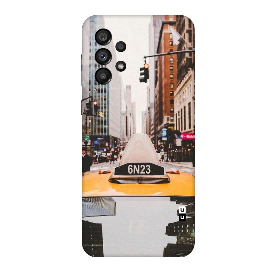 City Taxi Original Polycarbonate Back Case for Galaxy A73 5G